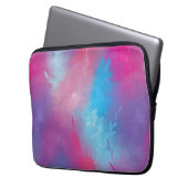 Floral Abstraktion Laptopschutzhülle (Vorderseite Links)