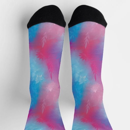 Floral Abstraktion Socken (Oben)