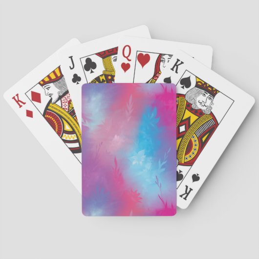 Floral Abstraktion Spielkarten (Rückseite)