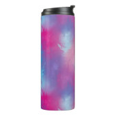 Floral Abstraktion Thermosbecher (Nach links gedreht)