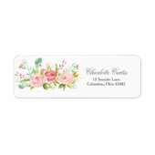 Floral Address Label (Vorne)