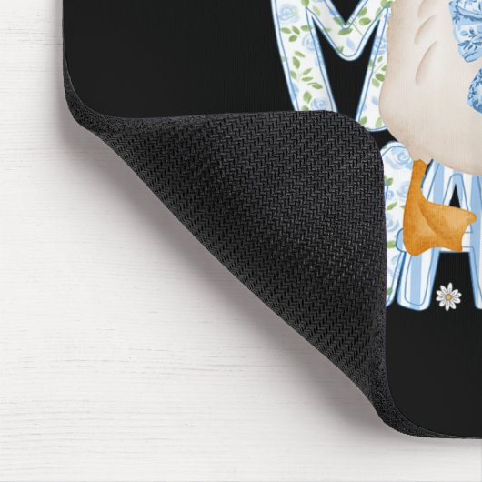 Floral Albern Gänse Boho Mama Mama Farm Enten Tier Mousepad (Ecke)