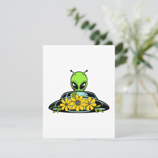 Floral Alien Spaceship (Stehend Vorderseite)