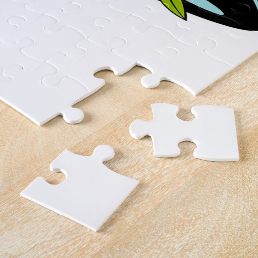 Floral Alien Spaceship Puzzle (Seite)