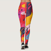 Floral All-Over Print Leggings (Rückseite)
