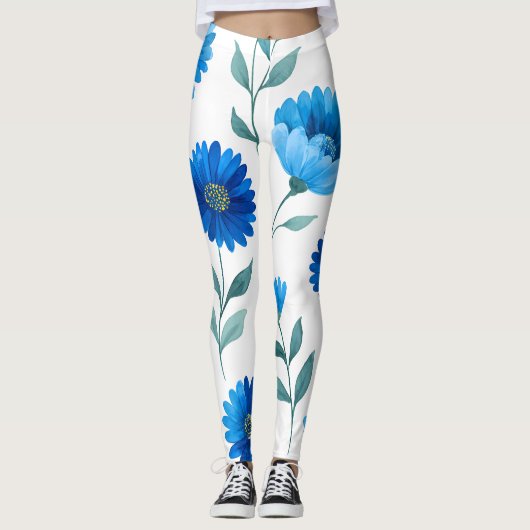 Floral All-Over Print Leggings (Vorderseite)