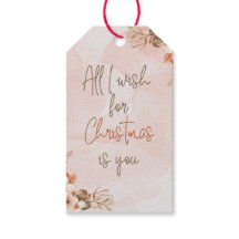 Floral Alles, was ich zu Weihnachten wünschte, ist