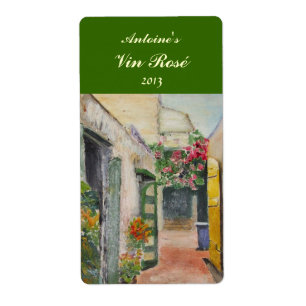 Floral Alley Weinlabel