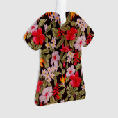 Floral Aloha Shirt Ornament (Vorderseite)