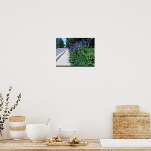 Floral Along Path Poster (Küche)