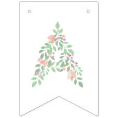 Floral Alphabet Happy Birthday Banner (Dritte Fahne)