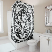 Floral Alphabet Mit Monogramm Letter O Classic Duschvorhang (Beispiel)