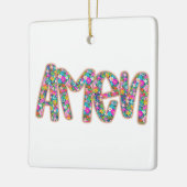 Floral Amen Keramikornament (Links)