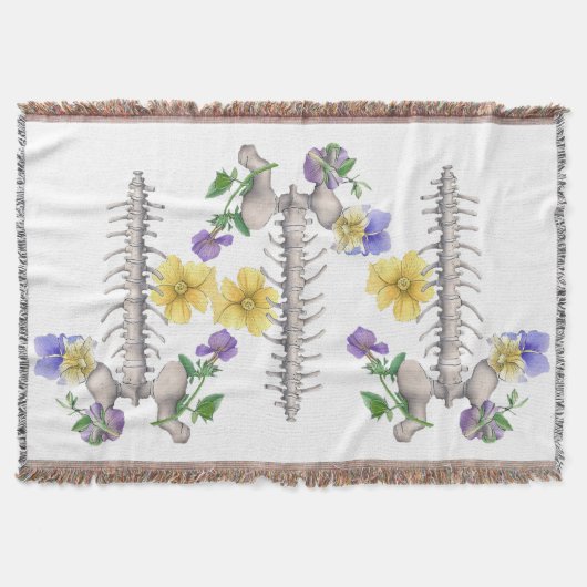 Floral Anatomy - Vertebrae, Hip Bone Decke (Vorderseite)