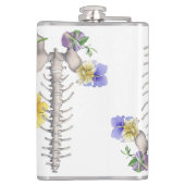 Floral Anatomy - Vertebrae, Hip Bone Flachmann (Rückseite)