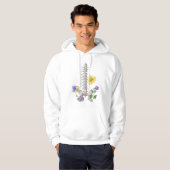 Floral Anatomy - Vertebrae, Hip Bone Hoodie (Vorne ganz)