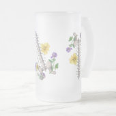 Floral Anatomy - Vertebrae, Hip Bone Mattglas Bierglas (VorderseiteRechts)