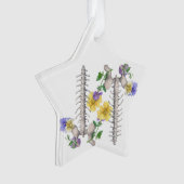 Floral Anatomy - Vertebrae, Hip Bone Ornament (Vorderseite)