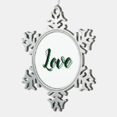 Floral Anatomy - Vertebrae, Hip Bone Schneeflocken Zinn-Ornament (Rechts)