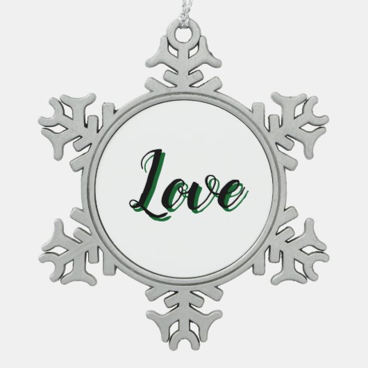 Floral Anatomy - Vertebrae, Hip Bone Schneeflocken Zinn-Ornament (Vorderseite)