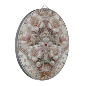 Floral and Pearl Embellishments Dartboard Dartscheibe (Vorderseite Links)