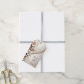 Floral and Pearl Embellishments Gift Tag Geschenkanhänger (Mit Garn)