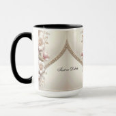 Floral and Pearl Embellishments Mug Tasse (Links)