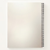 Floral and Pearl Embellishments Notebook Notizblock (Rückseite)