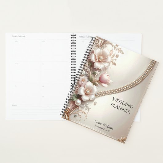 Floral and Pearl Embellishments Planner Planer (Anzeige)