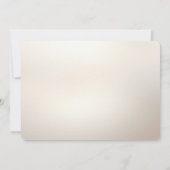 Floral and Pearl Embellishments Save The Date (Rückseite)