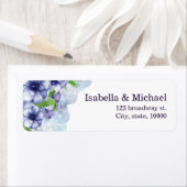 Floral Anemone Lila Wedding Address (Insitu)