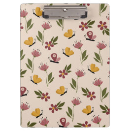 Floral Animes Zwischenablage Klemmbrett