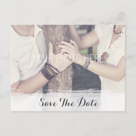 Floral Antlers Rustikale Hochzeit | SAVE THE DATE Ankündigungspostkarte