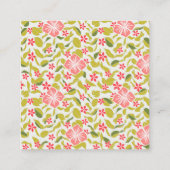 Floral Appreciation Business Card Begleitkarte (Rückseite)