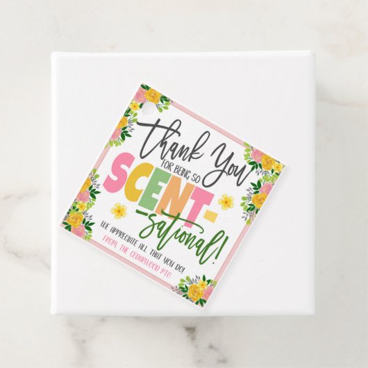 Floral Appreciation Geschenkmarke Geschenkanhänger (Beispiel)