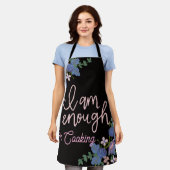 Floral Apron Inspirational Quote Kitchen Apron Schürze (Getragen)