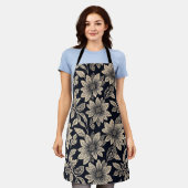 Floral Apron Schürze (Getragen)