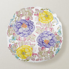 Floral Aquarell elegantes Muster werfen Kissen