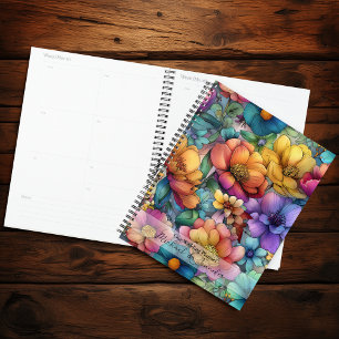 Floral-Aquarell-Hochzeitsplaner Planer