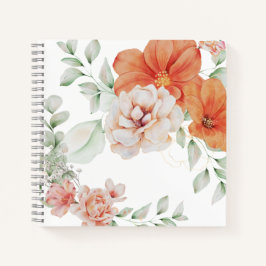 Floral-Aquarell-Notebook Notizblock