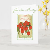 Floral-Aquarell-Packung Einladung oder Karte (Gelbe Blume)