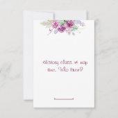 Floral Aquarelllehrer Geschichte schätzen Dankeskarte (Vorderseite)