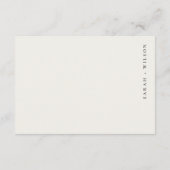 Floral Arch Beach Seascape Hochzeit QR Code UAWG Begleitkarte (Rückseite)