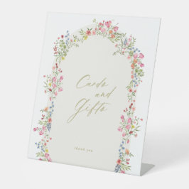floral arch Cards & Gifts baby shower Sockelschild