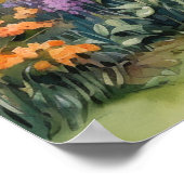 Floral Arch Landscape Poster (Ecke)