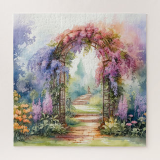 Floral Arch Landscape Puzzle