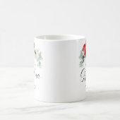 Floral Arch Merry Christmas Oma Kaffeetasse (Mittel)