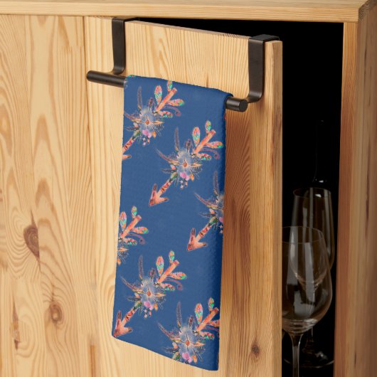 Floral Arrows Geschirrtuch (Drittel gefaltet)