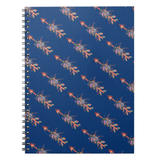 Floral Arrows Notizblock (Vorderseite)