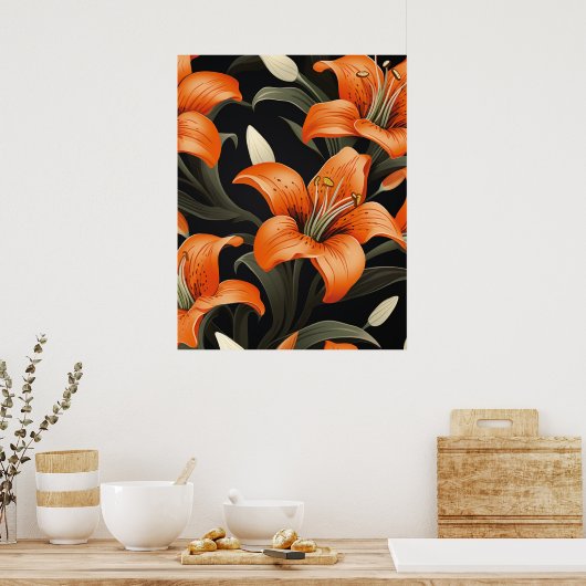 FLORAL ART #1 POSTER (Küche)